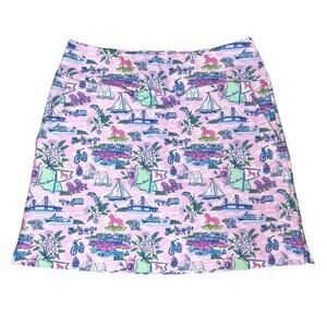 Katherine Way Mackinac Island Performance Skort Golf Tennis Pickleball Skirt XS